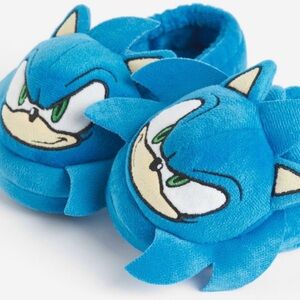 H&M Sonic The Hedgehog Kids Blue Soft Slippers